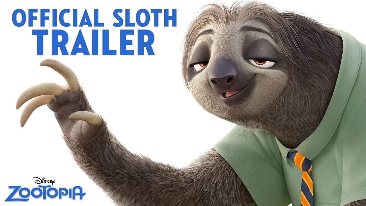 sloth from zootopia