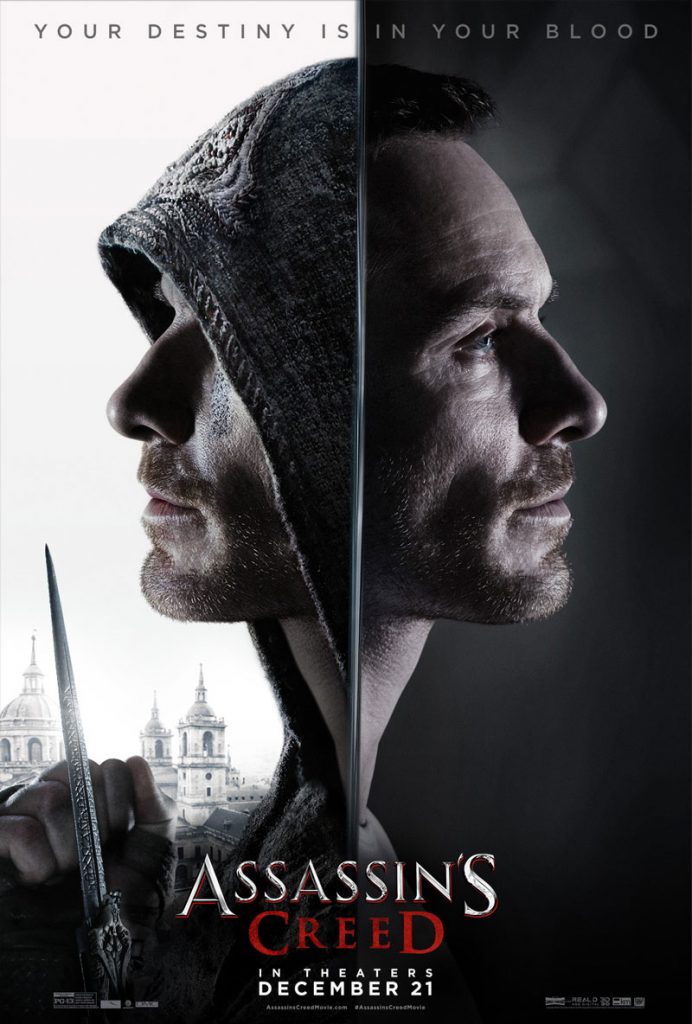 Assassins Creed Movie Poster 2016 - Michael Fassbender