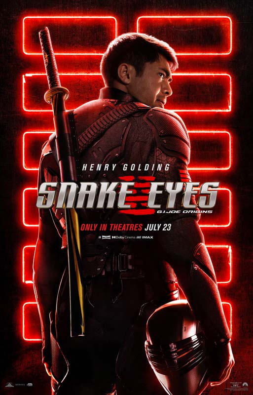 Snake Eyes G.I. Joe Origins Poster 2021